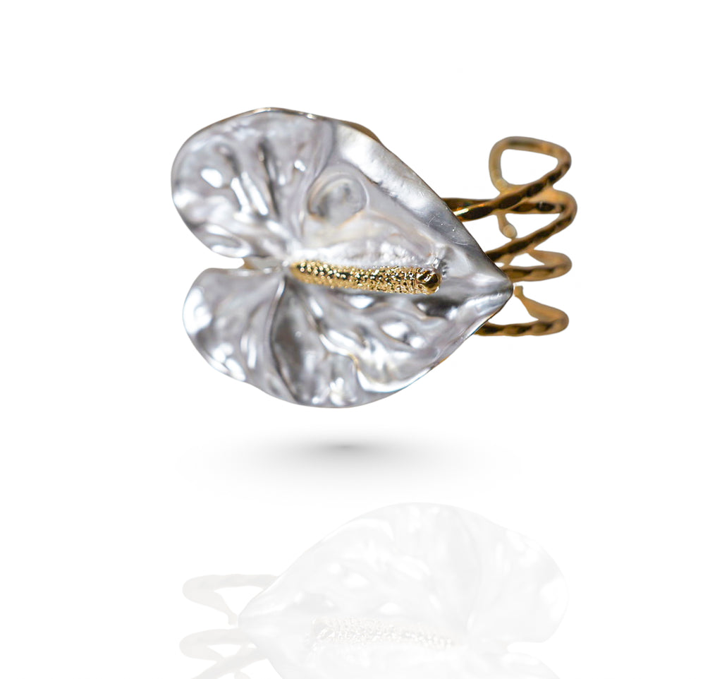 Leaf Cuff - 18k Gold