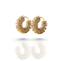 Gilded Helix Hoops