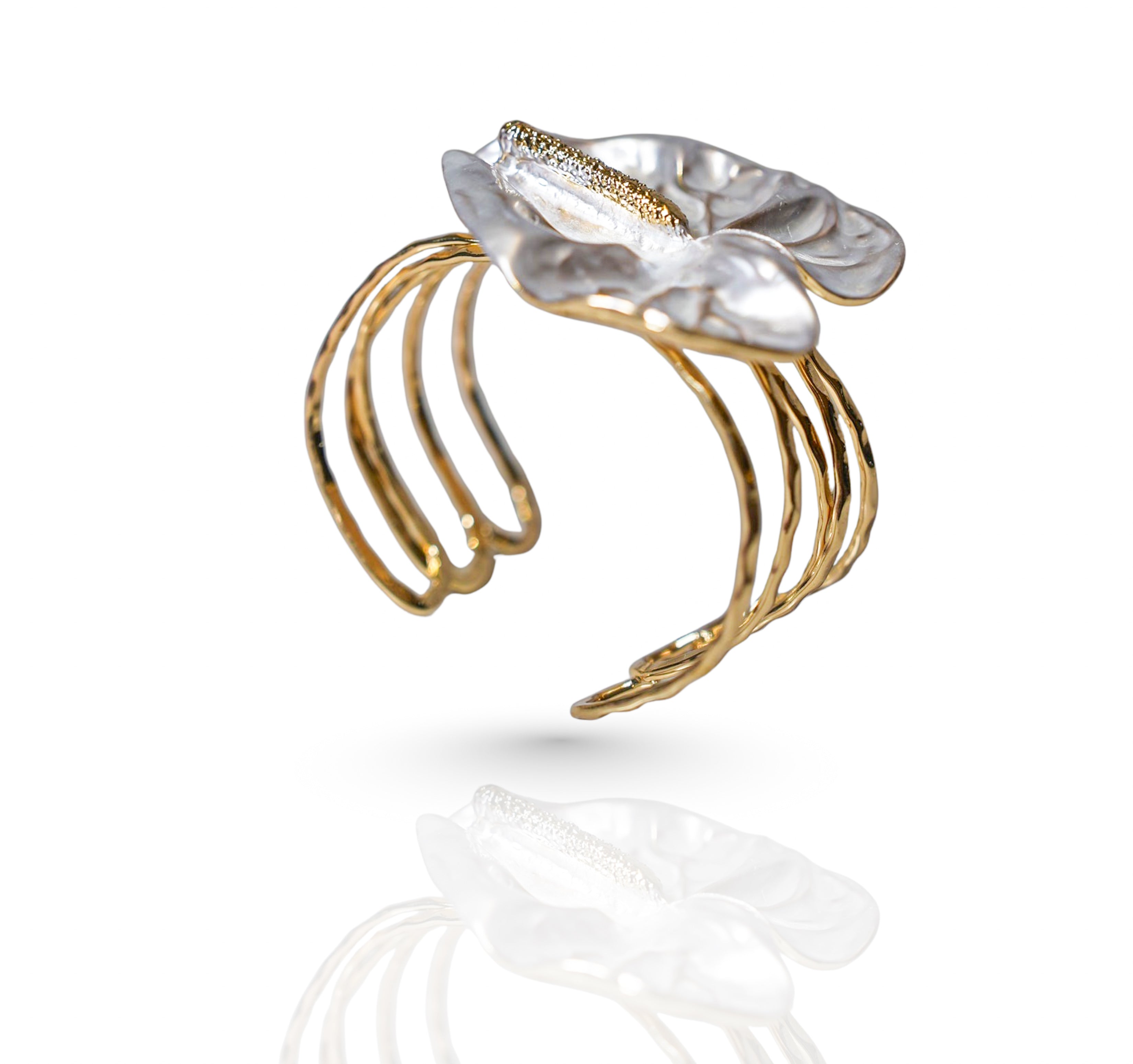 Leaf Cuff - 18k Gold