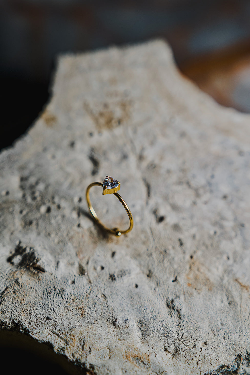 Sweetheart Stud Ring