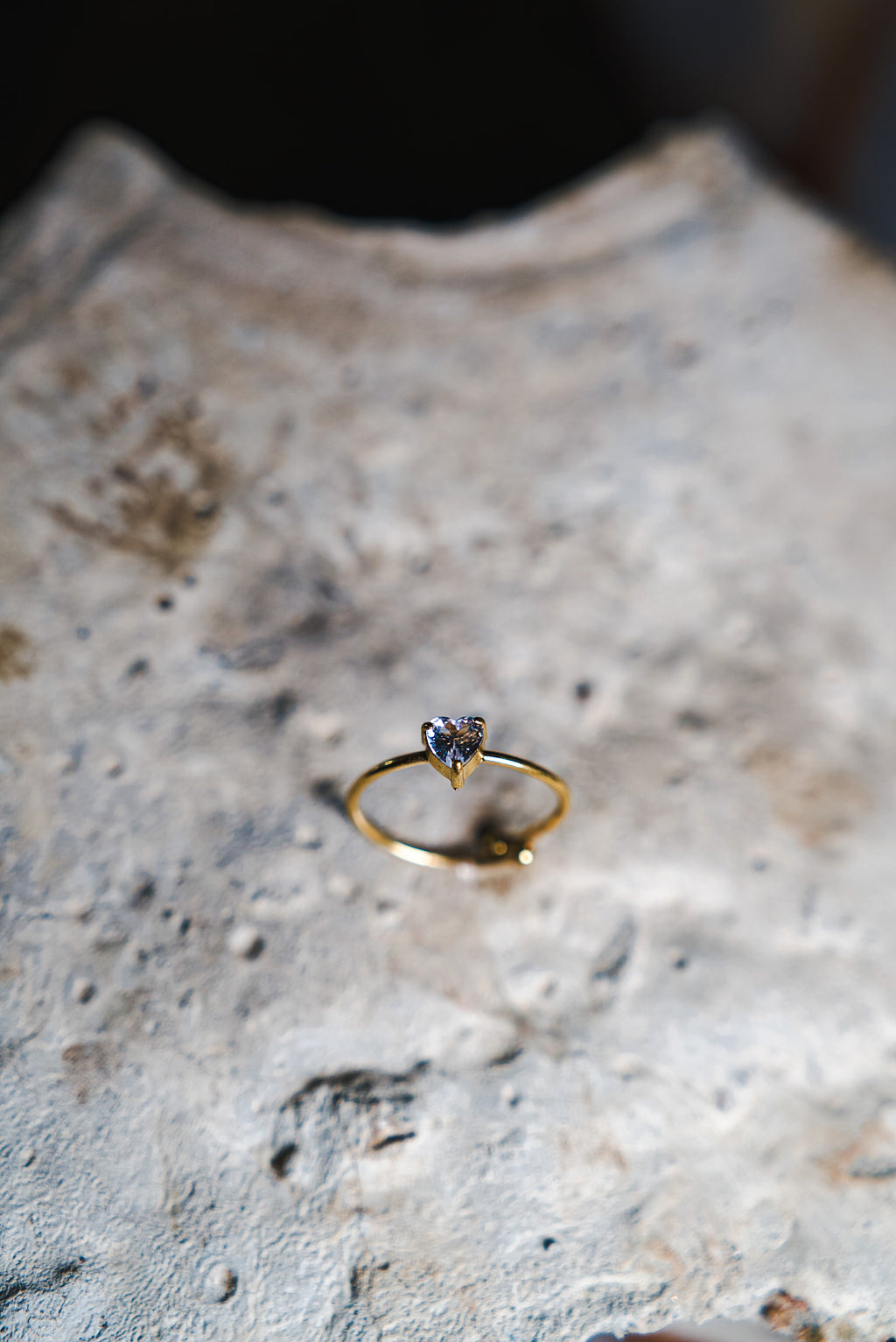 Sweetheart Stud Ring