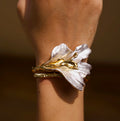 Gilded Orchid Cuff