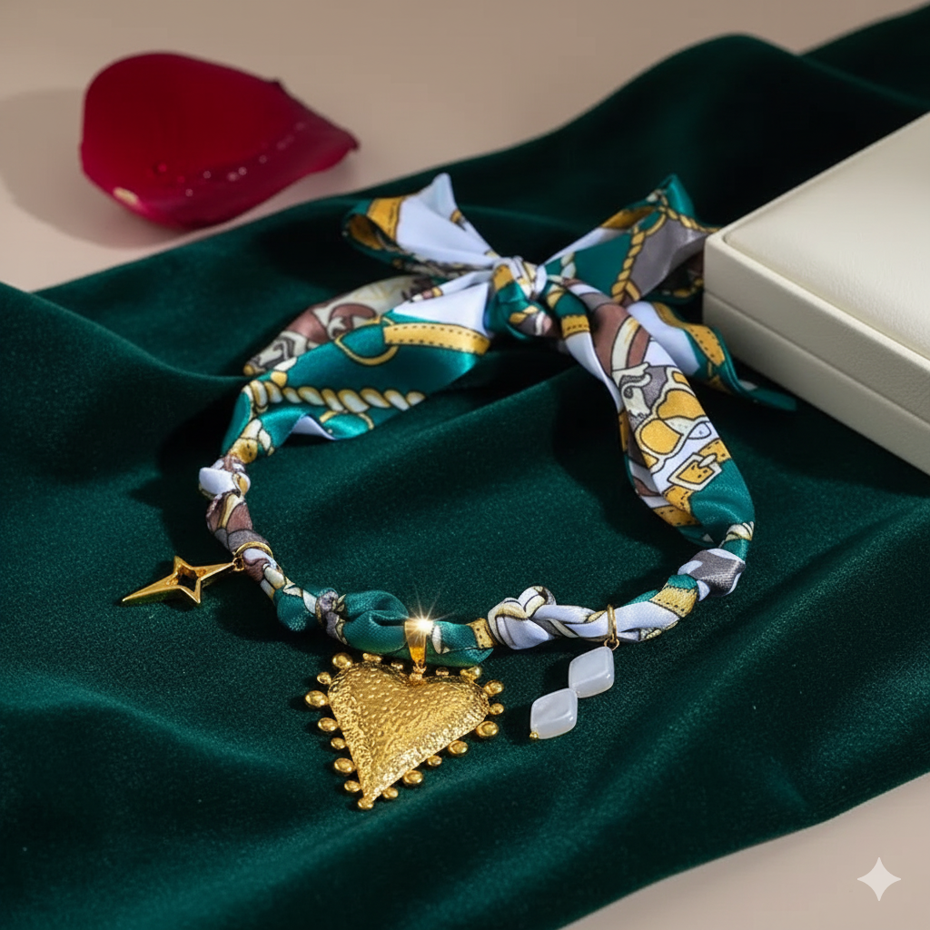 Boho Talisman Necklace - 18k Gold Plated