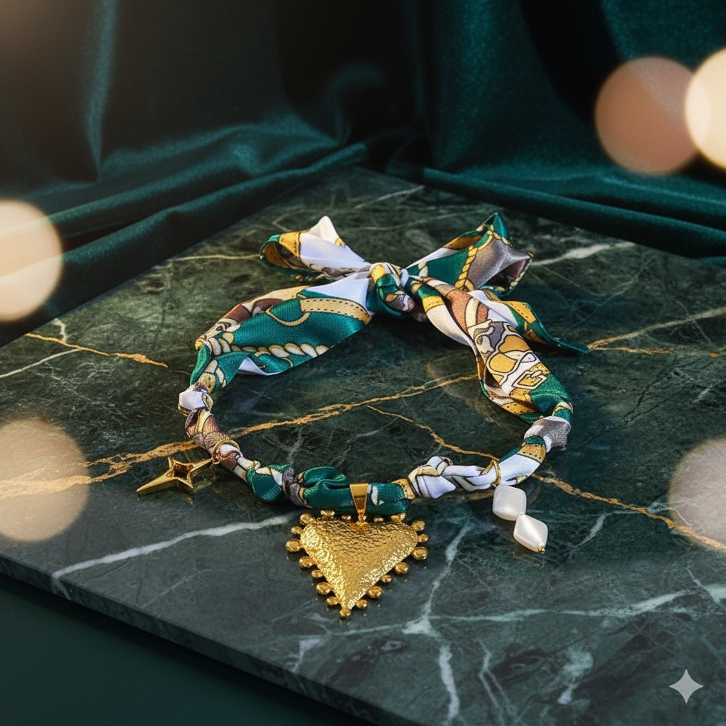 Boho Talisman Necklace - 18k Gold Plated