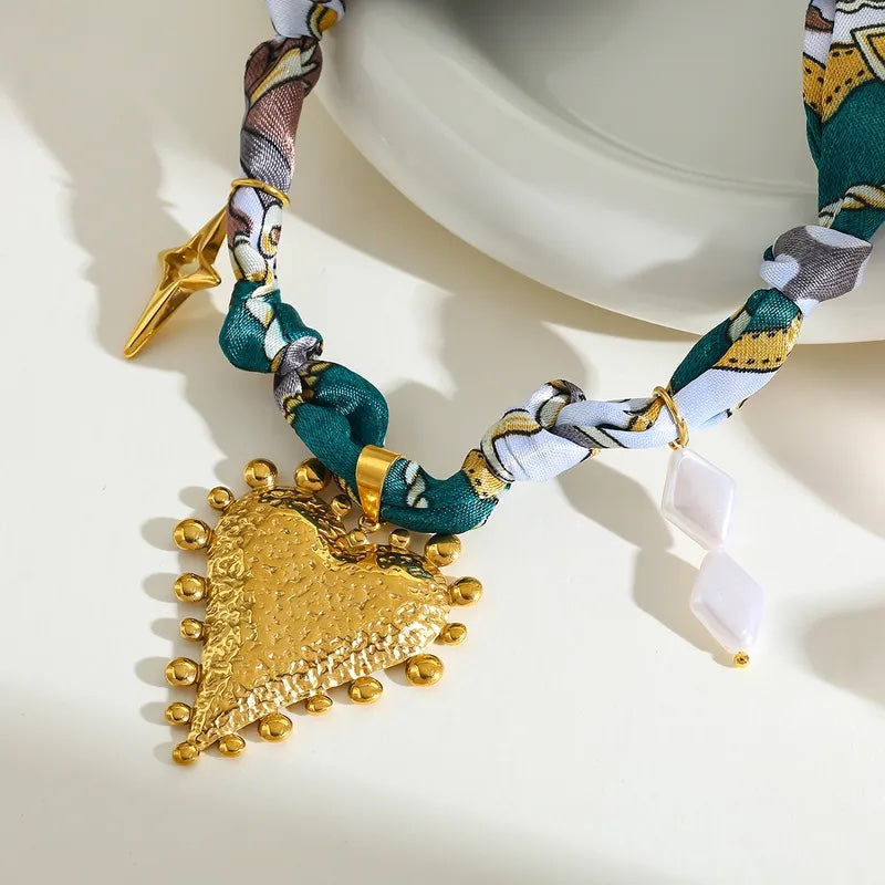 Boho Talisman Necklace - 18k Gold Plated