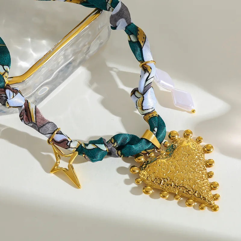 Boho Talisman Necklace - 18k Gold Plated