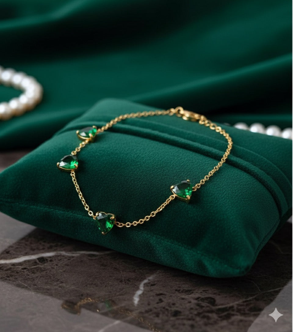 Trinity Heart Bracelet