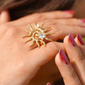 Solar Flare Rings