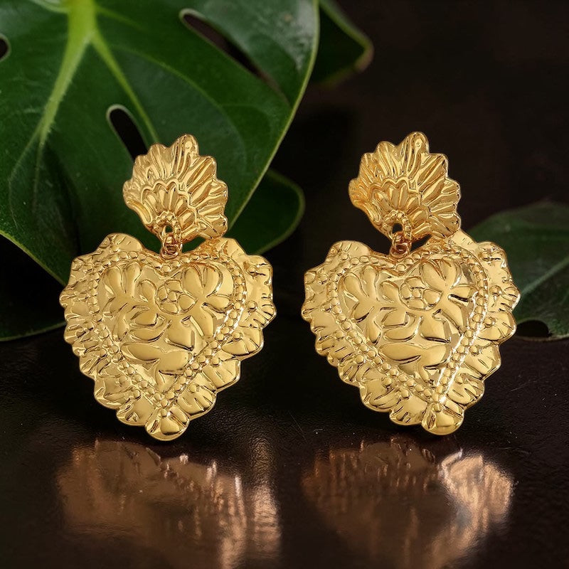 Renaissance Heart Earrings