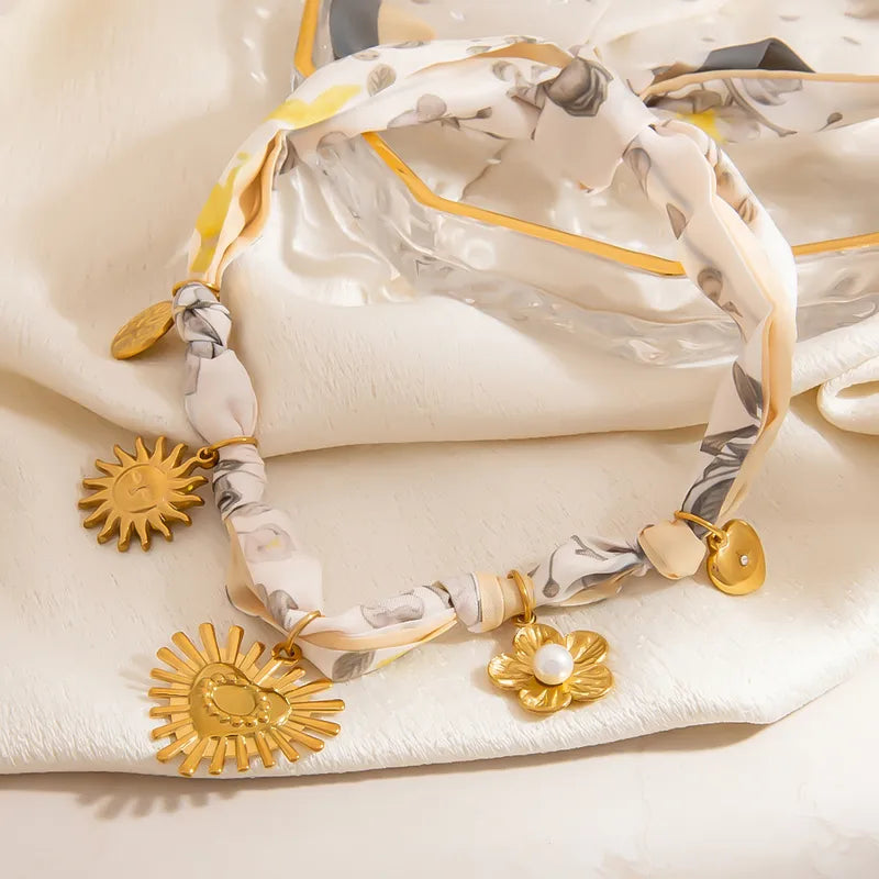 Lovecore Charm Choker - 18k Gold Plated