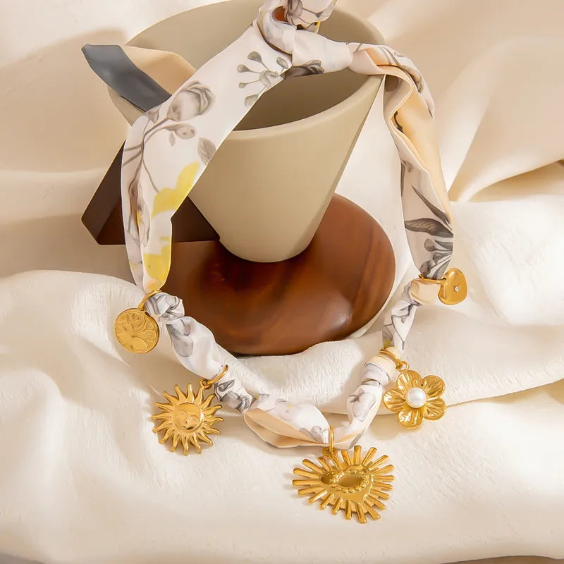 Lovecore Charm Choker - 18k Gold Plated